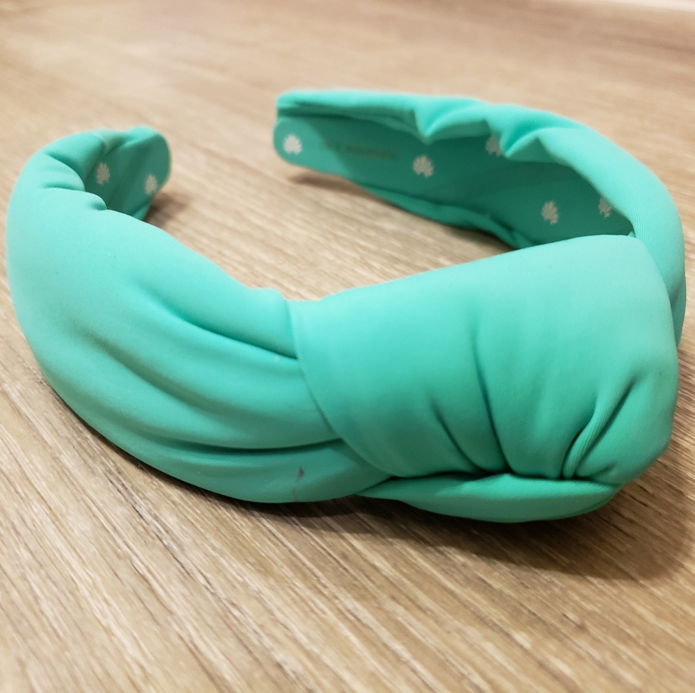 Brand new Lele Sadoughi Neoprene Green Headband